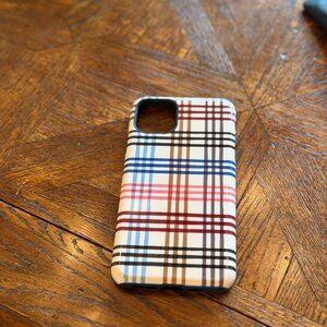 I-PHONE PHONE PRO MAX-11 PROTECTIVE CASE (BROWN PLAID)